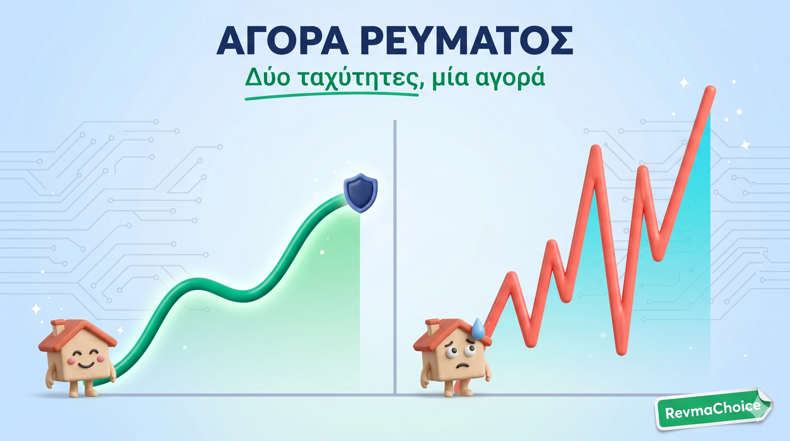 Σύγκριση αγοράς ρεύματος δύο ταχυτήτων Απρίλιος 2026: καθετοποιημένοι vs μη-καθετοποιημένοι πάροχοι